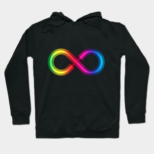 Neurodiversity Rainbow Infinity Symbol Hoodie